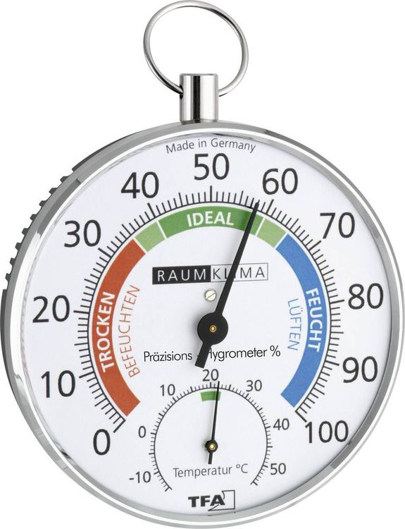 TFA Dostmann 45.2027 Thermo-/Hygrometer Silber