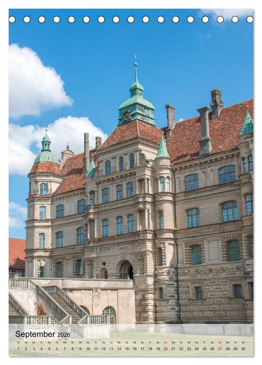 Produktbild: Historisches G&uuml;strow (Tischkalender 2026 DIN A5 hoch), CALVENDO Monatskalender