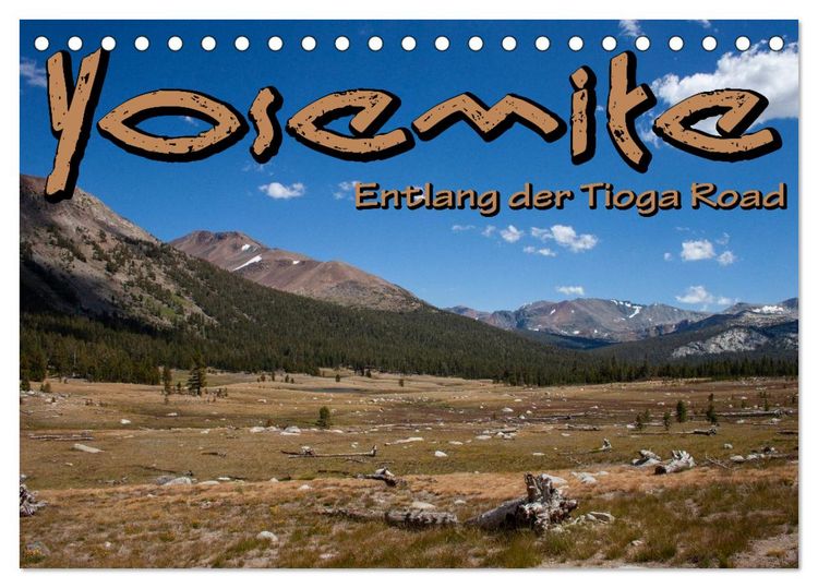 Produktbild: Yosemite, Entlang der Tioga Road (Tischkalender 2026 DIN A5 quer), CALVENDO Monatskalender