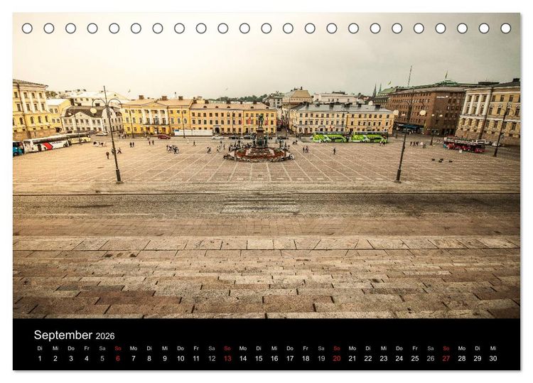 Produktbild: Helsinki / Besuchen - Entdecken - Erleben (Tischkalender 2026 DIN A5 quer), CALVENDO Monatskalender