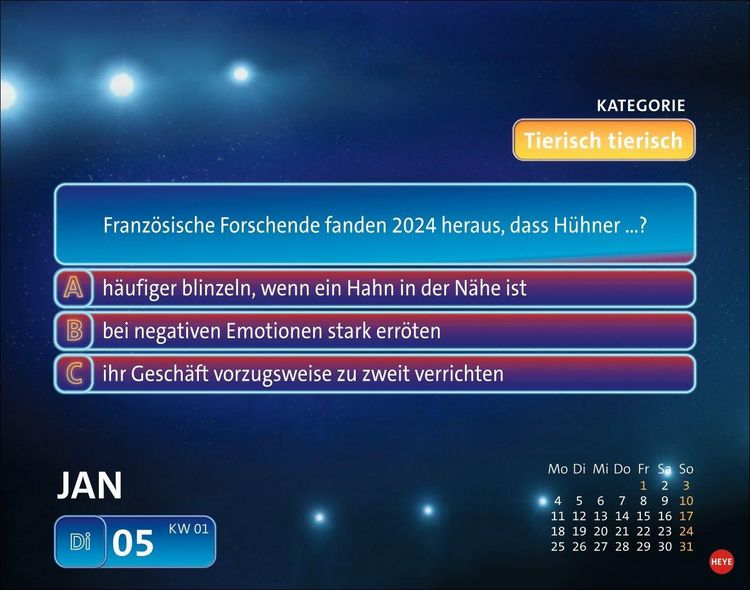 Produktbild: Wer wei&szlig; denn sowas? Tagesabrei&szlig;kalender 2027