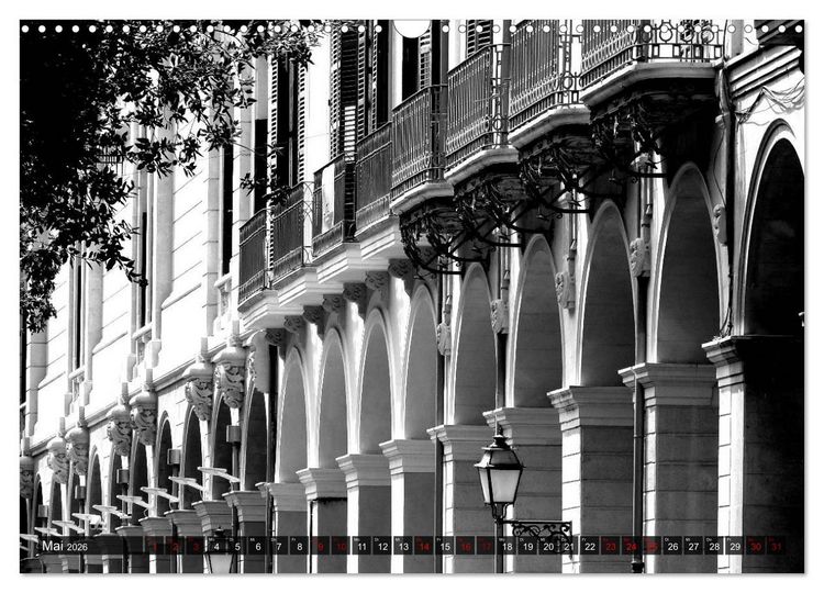 Produktbild: Mallorca monochrom (Wandkalender 2026 DIN A3 quer), CALVENDO Monatskalender