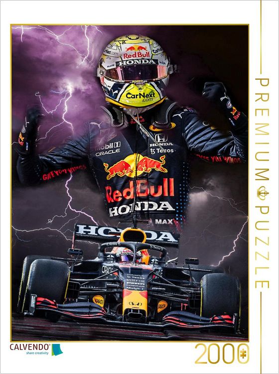 Produktbild: CALVENDO Puzzle Max Verstappen - Formel 1 Weltmeister des Jahres 2021 | 2000 Teile Lege-Gr&ouml;&szlig;e 90x67cm Foto-Puzzle f&uuml;r gl&uuml;ckliche Stunden