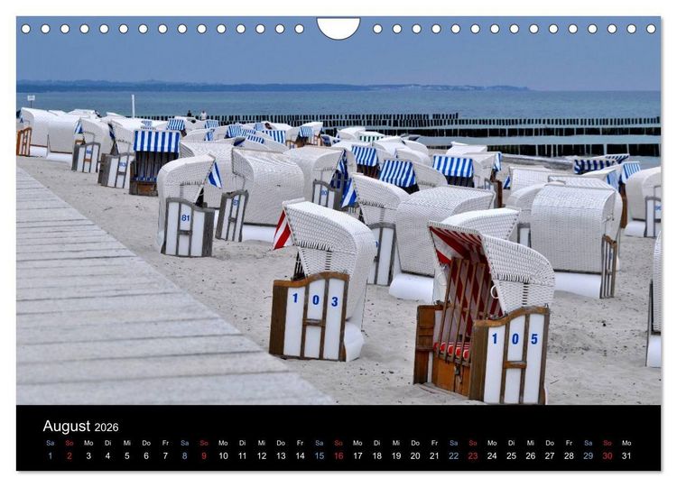 Produktbild: Warnem&uuml;nde - Maritime Landschaften (Wandkalender 2026 DIN A4 quer), CALVENDO Monatskalender