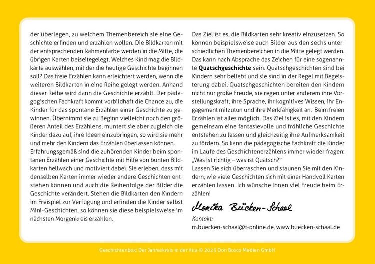 Produktbild: Geschichtenbox: Der Jahreskreis in der Kita