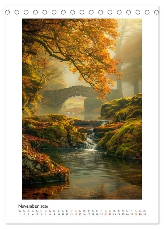 Produktbild: Die Lieder der Natur (Tischkalender 2026 DIN A5 hoch), CALVENDO Monatskalender
