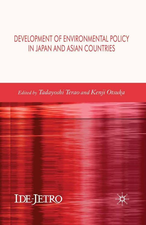 Produktbild: Development of Environmental Policy in Japan and Asian Countries