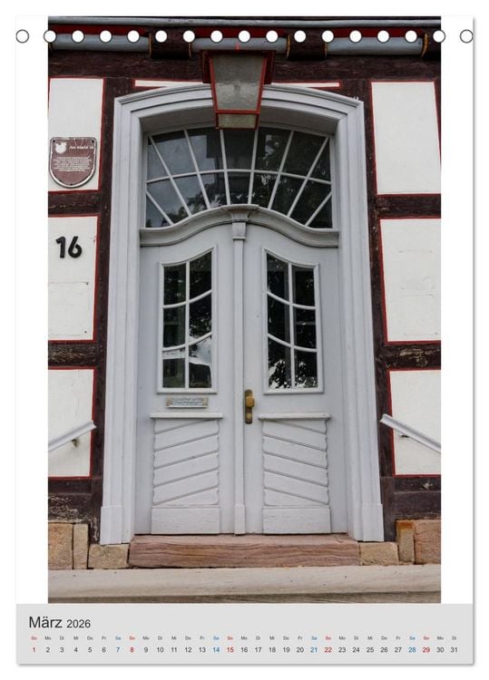 Produktbild: Bad Hersfelder T&uuml;ren (Tischkalender 2026 DIN A5 hoch), CALVENDO Monatskalender