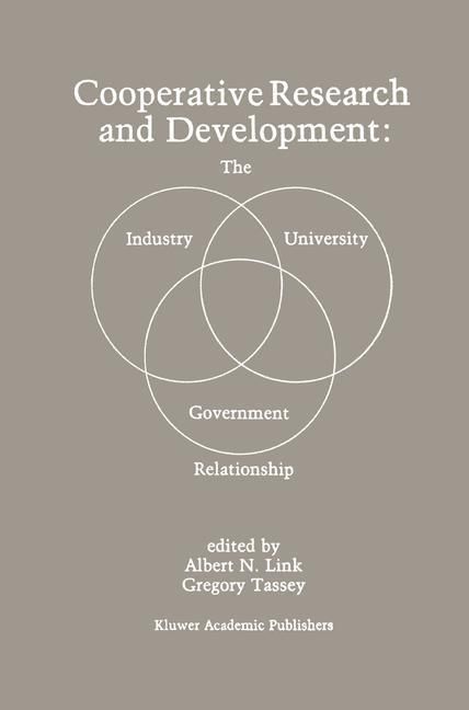 Produktbild: Cooperative Research and Development: The Industry-University-Government Relationship