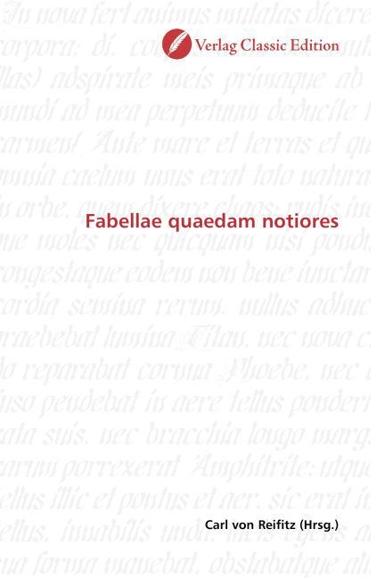 Produktbild: Fabellae quaedam notiores