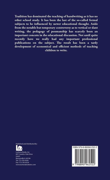 Produktbild: The Teaching of Handwriting