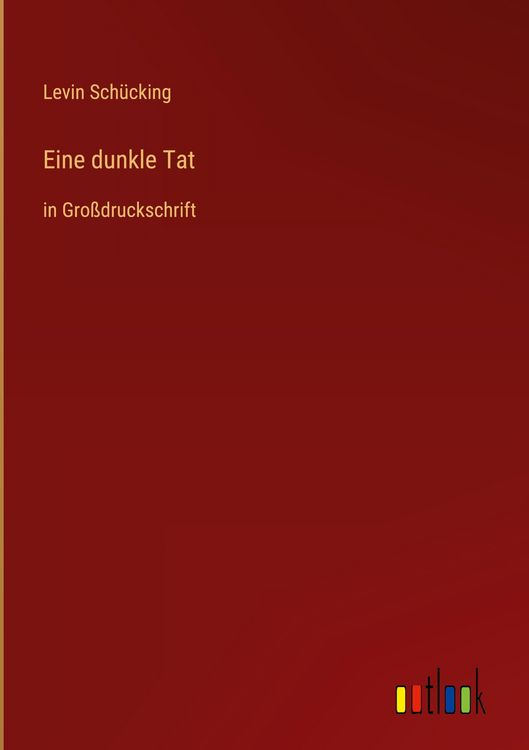 Produktbild: Eine dunkle Tat