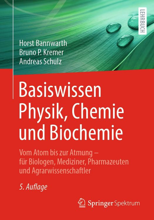 Produktbild: Basiswissen Physik, Chemie und Biochemie