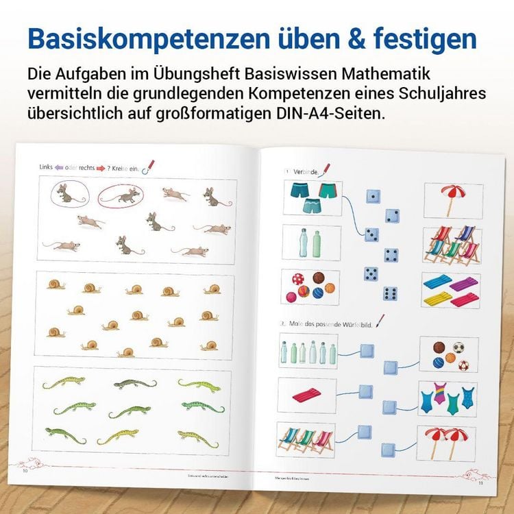 Produktbild: Das &Uuml;bungsheft Basiswissen Mathematik 1
