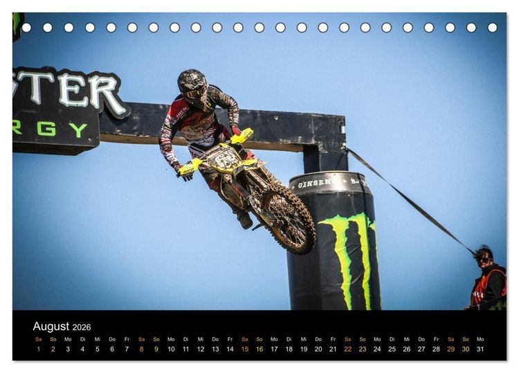 Produktbild: MX Racing 2026 (Tischkalender 2026 DIN A5 quer), CALVENDO Monatskalender