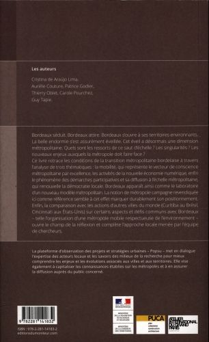Produktbild: L'&eacute;veil m&eacute;tropolitain : l'exemple de Bordeaux