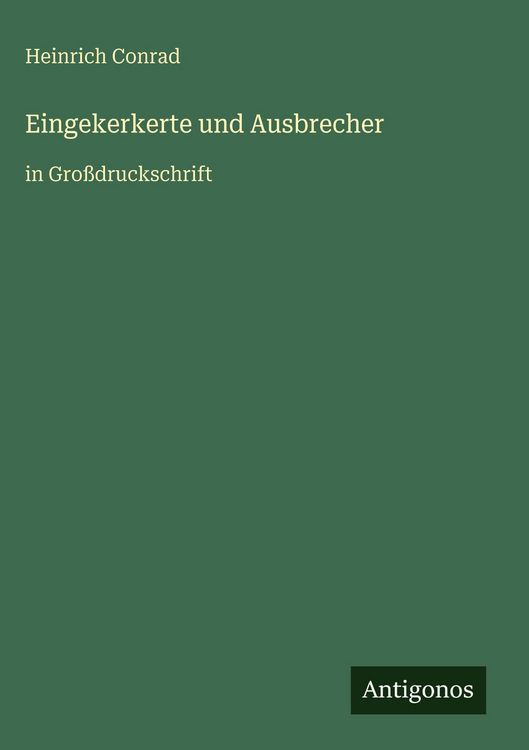 Produktbild: Eingekerkerte und Ausbrecher