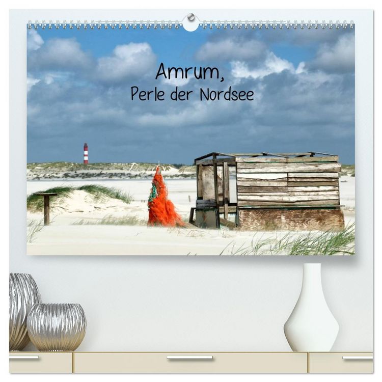 Produktbild: Amrum, Perle der Nordsee (hochwertiger Premium Wandkalender 2026 DIN A2 quer), Kunstdruck in Hochglanz