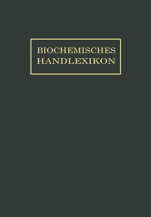 Produktbild: Biochemisches Handlexikon