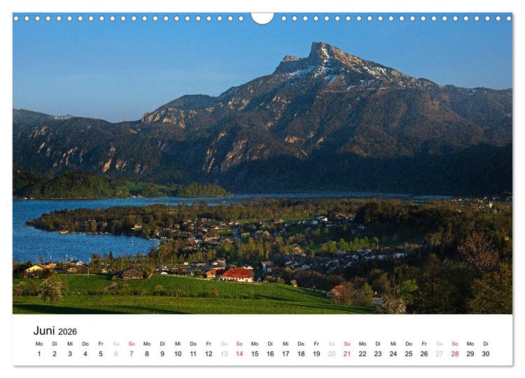 Produktbild: Zauberhaftes Mondseeland (Wandkalender 2026 DIN A3 quer), CALVENDO Monatskalender