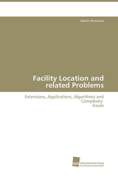 Produktbild: Facility Location and related Problems