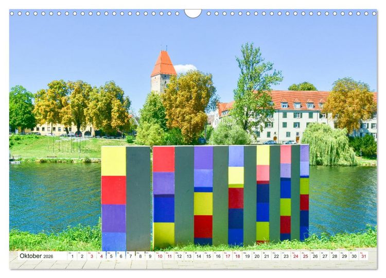 Produktbild: Ulm Gestern und Heute (Wandkalender 2026 DIN A3 quer), CALVENDO Monatskalender