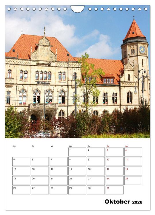 Produktbild: &Ouml;stliches Sachsen-Anhalt (Wandkalender 2026 DIN A4 hoch), CALVENDO Monatskalender