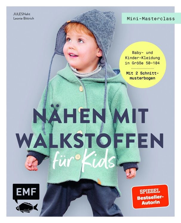 Produktbild: Mini-Masterclass - N&auml;hen mit Walkstoffen f&uuml;r Kids