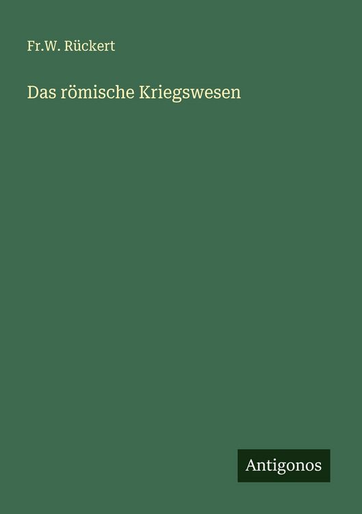 Produktbild: Das r&ouml;mische Kriegswesen