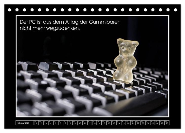Produktbild: Wissenswertes aus der Welt der Gummib&auml;ren (Tischkalender 2026 DIN A5 quer), CALVENDO Monatskalender