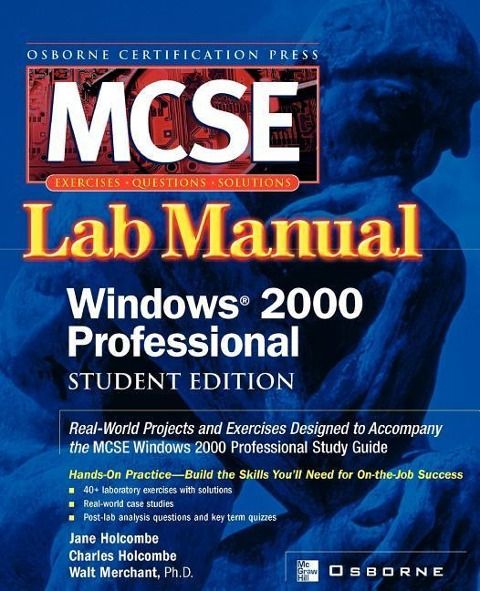 Produktbild: Certification Press MCSE Windows (R) 2000 Professional Lab Manual, Student Edition