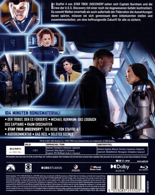 STAR TREK: Discovery - Staffel 4 [4 BRs]