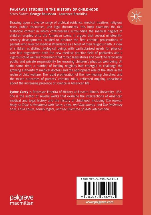 Produktbild: Religion, Law, and the Medical Neglect of Children in the United States, 1870&ndash;2000