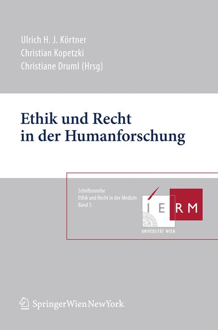 Produktbild: Ethik und Recht in der Humanforschung