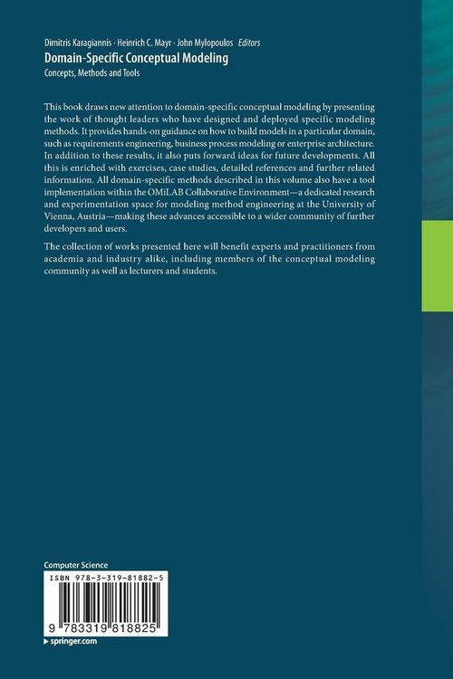 Produktbild: Domain-Specific Conceptual Modeling