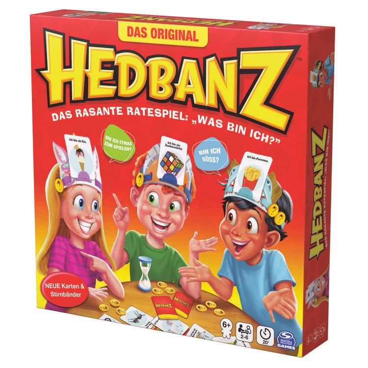 Produktbild: Spin Master Games Hedbanz - das rasante Ratespiel f&uuml;r die ganze Familie