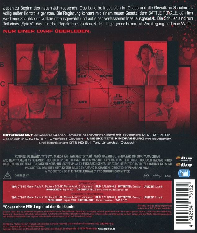 Produktbild: Battle Royale - Extended Cut & Kinofassung