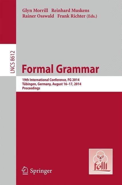 Produktbild: Formal Grammar