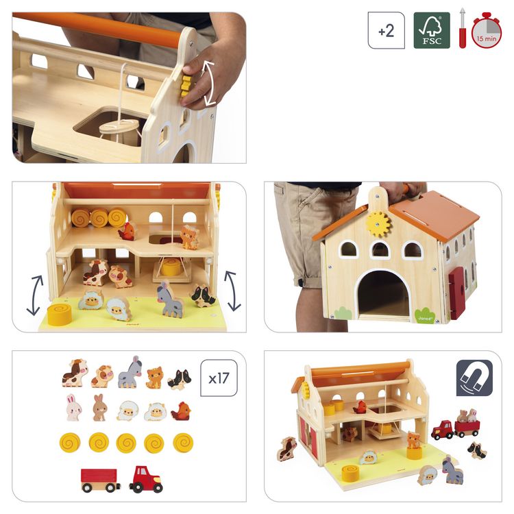 Produktbild: Mein erster Bauernhof &ndash; Rollenspielwelt mit Tieren und Traktor
