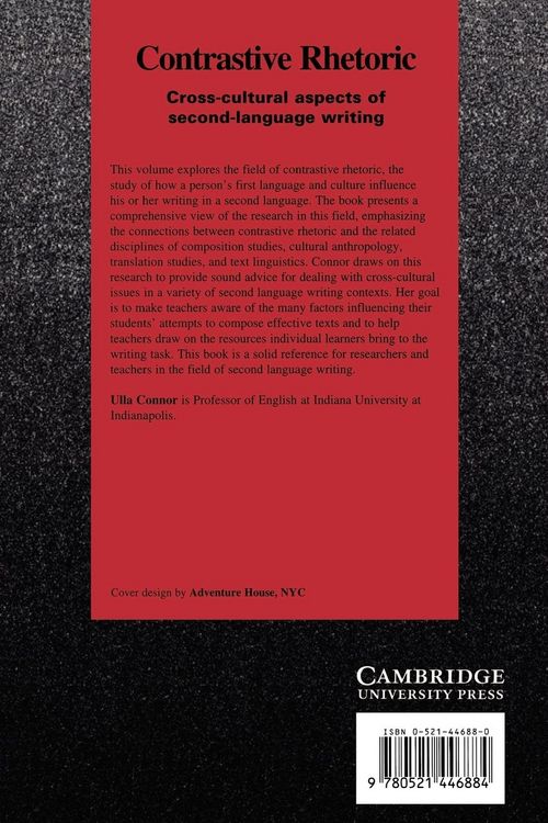 Produktbild: Contrastive Rhetoric
