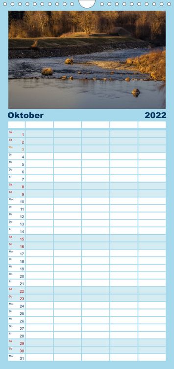 Produktbild: Familienplaner Boarisch g'schaut - Vom Haarsee bis zum Isarwinkel (Wandkalender 2022 , 21 cm x 45 cm, hoch)
