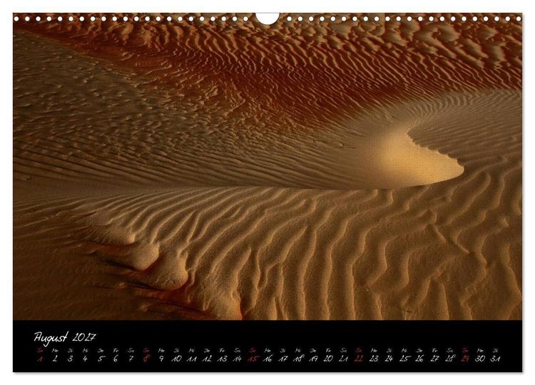 Produktbild: Faszination W&uuml;ste (Wandkalender 2027 DIN A3 quer), CALVENDO Monatskalender