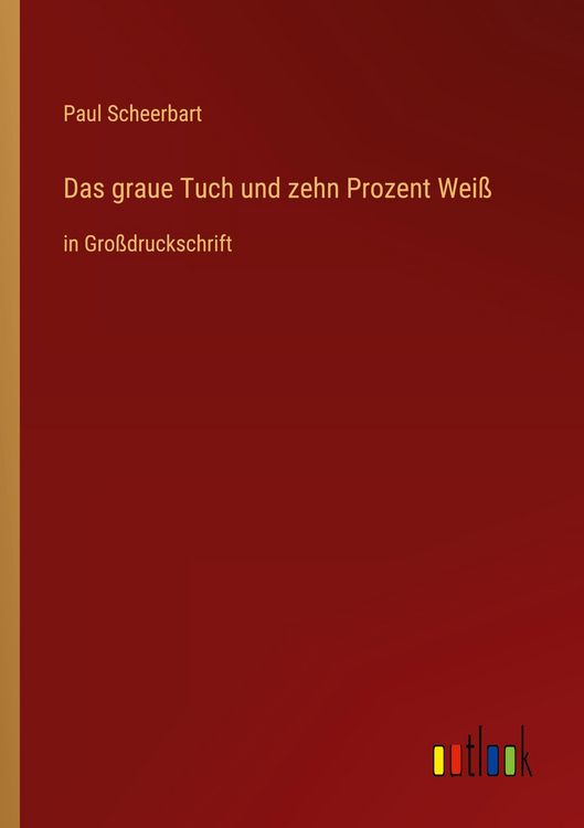 Produktbild: Das graue Tuch und zehn Prozent Wei&szlig;