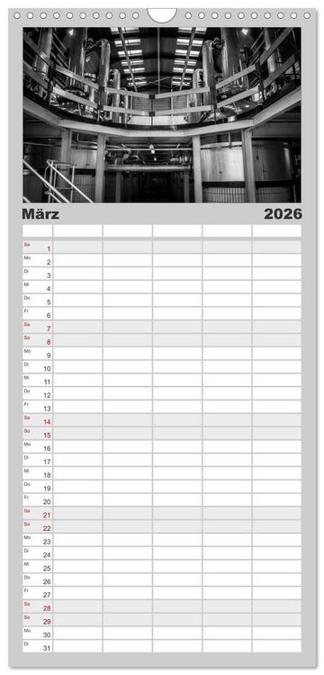 Produktbild: Familienplaner 2026 - Schottischer Whisky mit 5 Spalten (Wandkalender, 21 x 45 cm) CALVENDO
