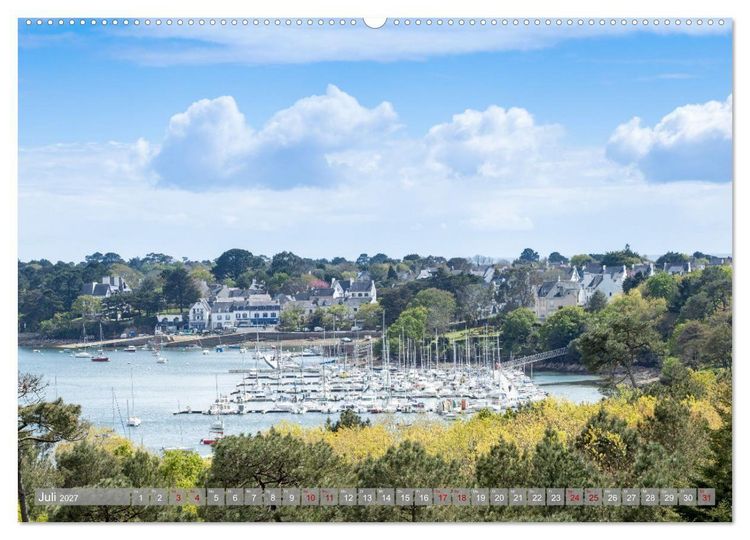 Produktbild: Momente einer Reise - Bretagne (Wandkalender 2027 DIN A2 quer), CALVENDO Monatskalender