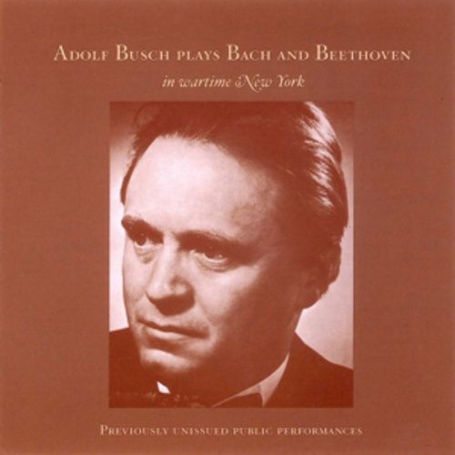 Produktbild: Busch/Div. Orch. & Dirigenten: Adolf Busch Spielt Bach & Bee