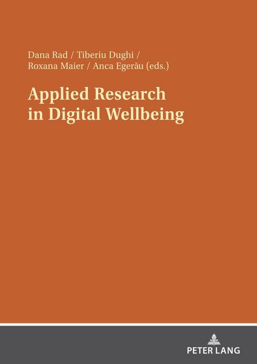 Produktbild: Applied Research in Digital Wellbeing