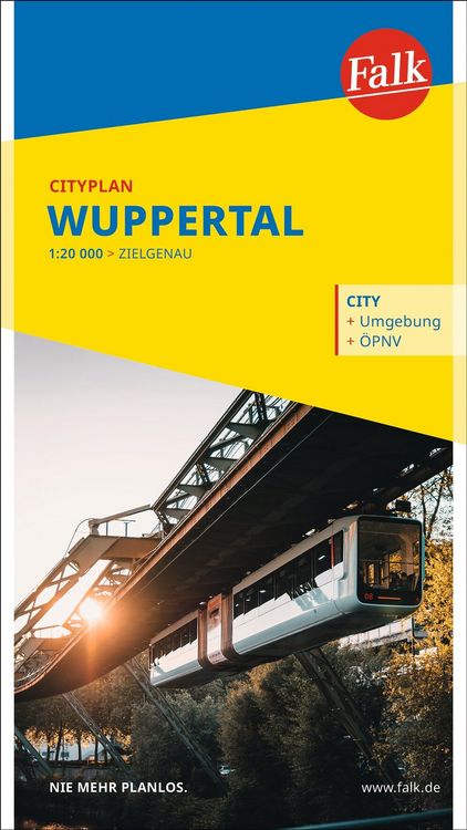 Produktbild: Falk Cityplan Wuppertal 1:20.000