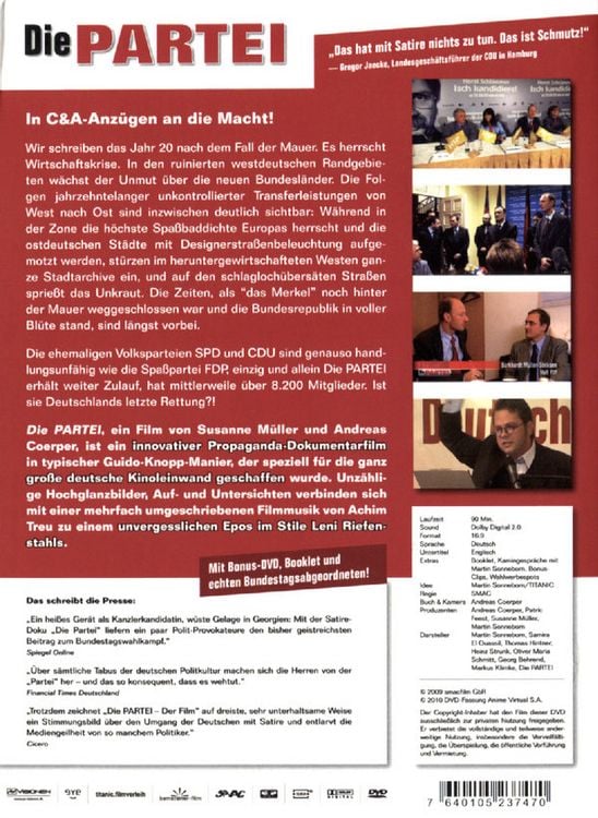 Produktbild: Die Partei [2 DVDs]