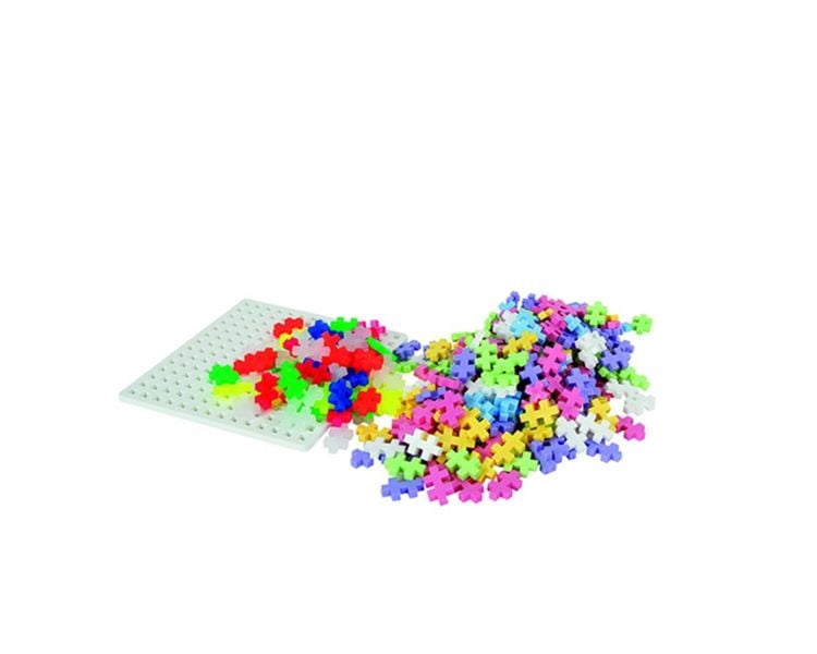 Produktbild: Plus-Plus 600 Kreativ Bausteine Pastell Metallbox